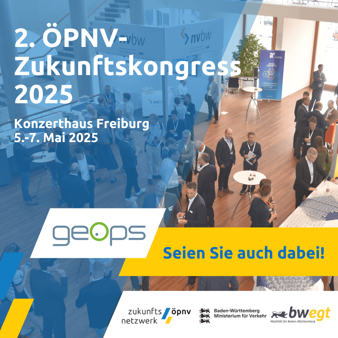 geOps auf dem ÖPNV-Zukunftskongress 2025 Cover